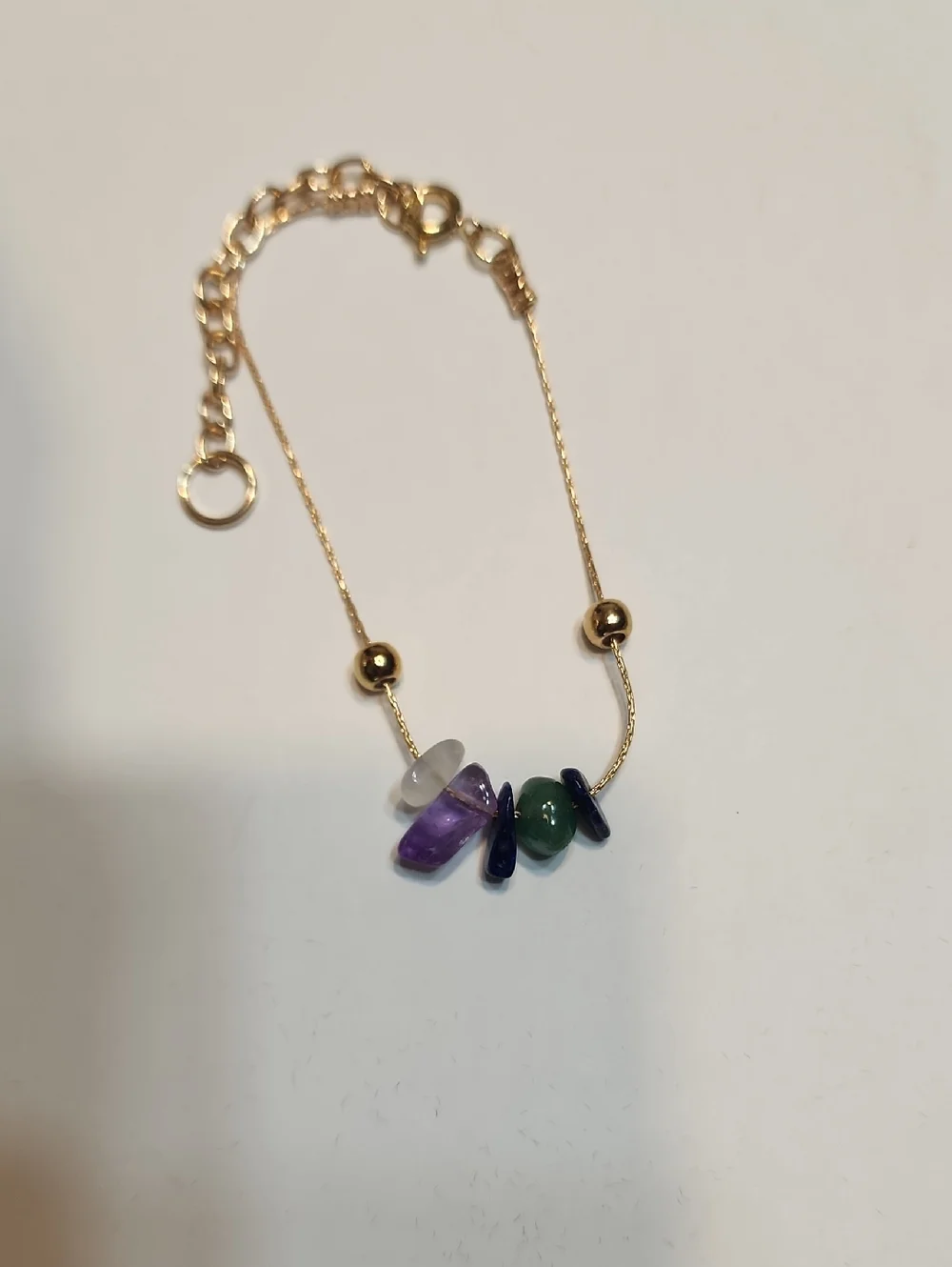 Natural Stone Jewelry Bracelet And Necklace Set, Helps Relieve Depression